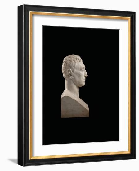 Bust of Marie-Joseph-Gilbert Du Motier, Marquis De La Fayette (1757-1834), 1829 (Marble)-Pierre Jean David d'Angers-Framed Giclee Print