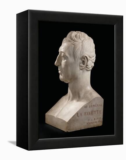 Bust of Marie-Joseph-Gilbert Du Motier, Marquis De La Fayette (1757-1834), 1829 (Marble)-Pierre Jean David d'Angers-Framed Premier Image Canvas