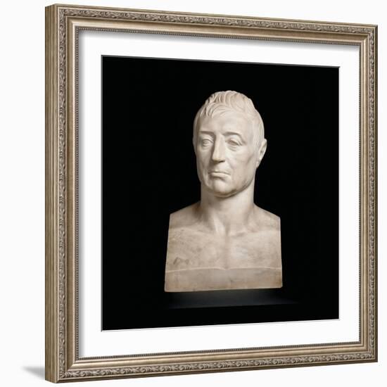 Bust of Marie-Joseph-Gilbert Du Motier, Marquis De La Fayette (1757-1834), 1829 (Marble)-Pierre Jean David d'Angers-Framed Giclee Print