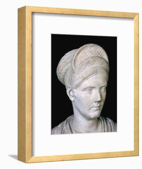 Bust of Matidia, 2nd century. Artist: Unknown-Unknown-Framed Giclee Print