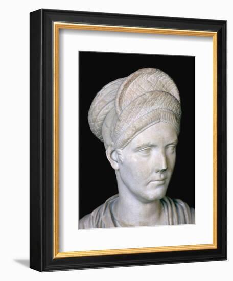 Bust of Matidia, 2nd century. Artist: Unknown-Unknown-Framed Giclee Print