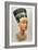 Bust of Nefertiti, Queen and Wife of the Ancient Egyptian Pharaoh Akhenaten (Amenhotep I)-null-Framed Photographic Print