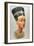 Bust of Nefertiti, Queen and Wife of the Ancient Egyptian Pharaoh Akhenaten (Amenhotep I)-null-Framed Photographic Print