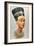 Bust of Nefertiti, Queen and Wife of the Ancient Egyptian Pharaoh Akhenaten (Amenhotep I)-null-Framed Photographic Print