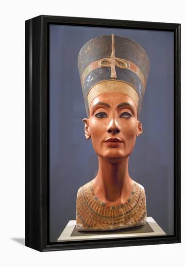 Bust of Nefertiti-null-Framed Premier Image Canvas