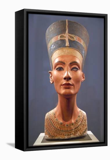 Bust of Nefertiti-null-Framed Premier Image Canvas