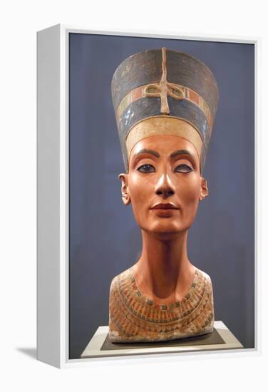 Bust of Nefertiti-null-Framed Premier Image Canvas