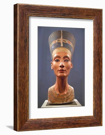 Bust of Nefertiti-null-Framed Photographic Print