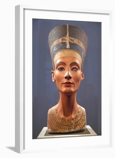 Bust of Nefertiti-null-Framed Photographic Print