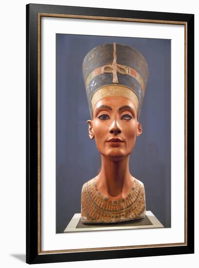 Bust of Nefertiti-null-Framed Photographic Print