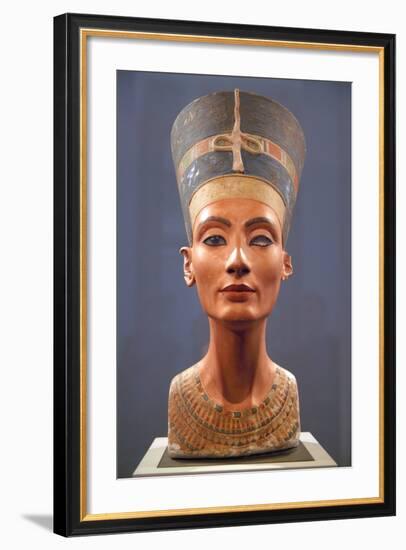 Bust of Nefertiti-null-Framed Photographic Print