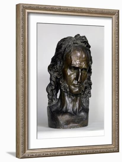 Bust of Nicolo Paganini 1830-Pierre Jean David d'Angers-Framed Giclee Print