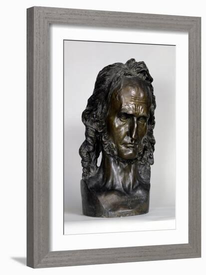 Bust of Nicolo Paganini 1830-Pierre Jean David d'Angers-Framed Giclee Print