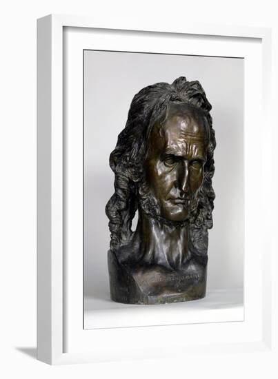 Bust of Nicolo Paganini 1830-Pierre Jean David d'Angers-Framed Giclee Print
