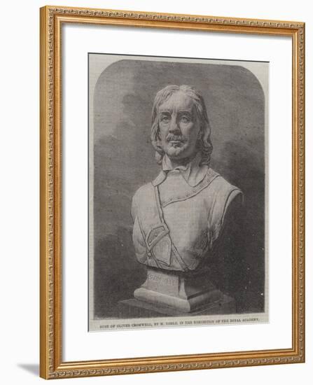Bust of Oliver Cromwell-null-Framed Giclee Print