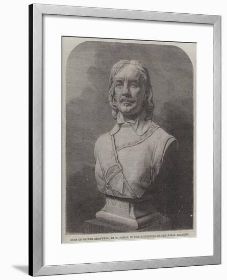 Bust of Oliver Cromwell-null-Framed Giclee Print