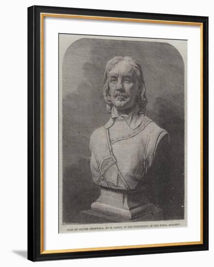 Bust of Oliver Cromwell-null-Framed Giclee Print