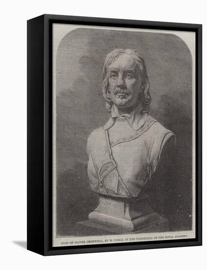 Bust of Oliver Cromwell-null-Framed Premier Image Canvas