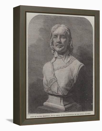 Bust of Oliver Cromwell-null-Framed Premier Image Canvas