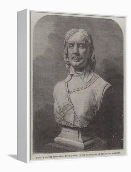 Bust of Oliver Cromwell-null-Framed Premier Image Canvas