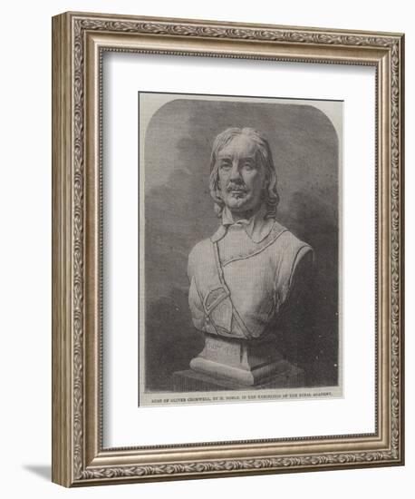 Bust of Oliver Cromwell-null-Framed Giclee Print