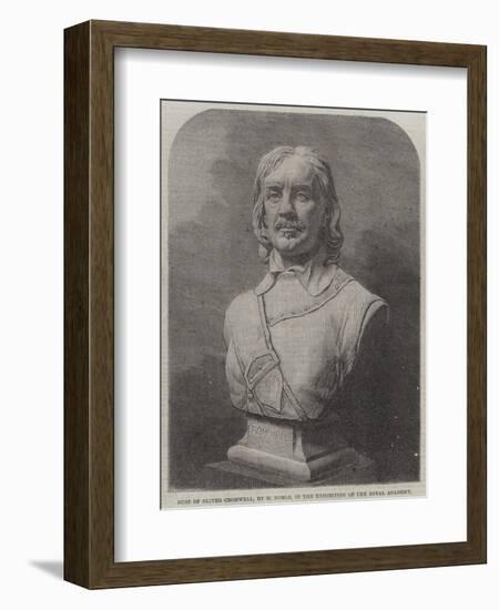 Bust of Oliver Cromwell-null-Framed Giclee Print