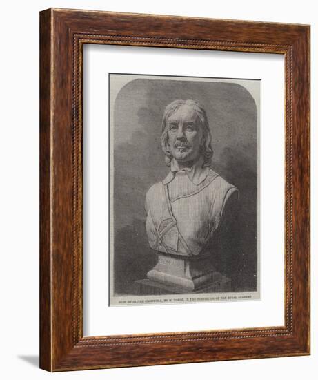 Bust of Oliver Cromwell-null-Framed Giclee Print