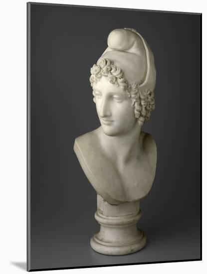 Bust of Paris, 1809 (Marble)-Antonio Canova-Mounted Giclee Print