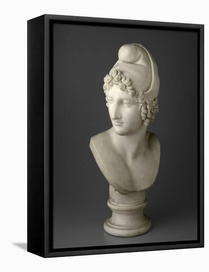 Bust of Paris, 1809 (Marble)-Antonio Canova-Framed Premier Image Canvas