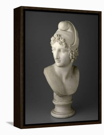 Bust of Paris, 1809 (Marble)-Antonio Canova-Framed Premier Image Canvas