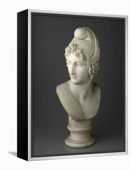 Bust of Paris, 1809 (Marble)-Antonio Canova-Framed Premier Image Canvas