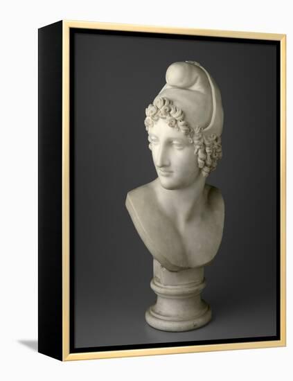 Bust of Paris, 1809 (Marble)-Antonio Canova-Framed Premier Image Canvas