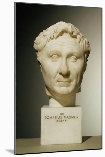 Bust of Pompey circa 60 BC-null-Mounted Giclee Print