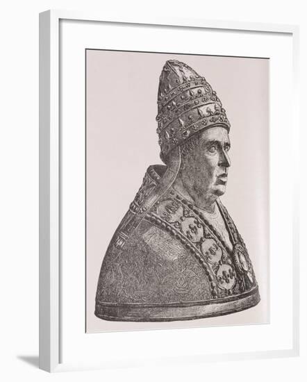 Bust of Pope Alexander VI-null-Framed Giclee Print