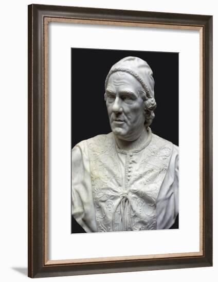 Bust of Pope Clement XIV. Artist: Christopher Hewetson-Christopher Hewetson-Framed Giclee Print