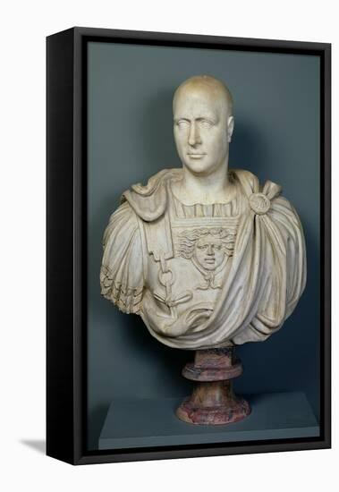 Bust of Publius Cornelius Scipio "Africanus" (237-183 BC)-null-Framed Premier Image Canvas