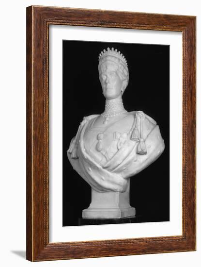 Bust of Queen Mary, Consort of King George V, 1914-George Frampton-Framed Photographic Print