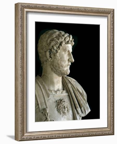 Bust of the Emperor Hadrian-null-Framed Photographic Print