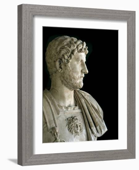 Bust of the Emperor Hadrian-null-Framed Photographic Print