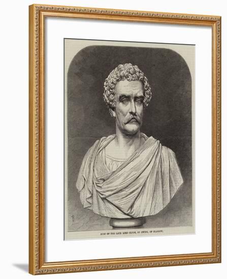 Bust of the Late Lord Clyde-null-Framed Giclee Print