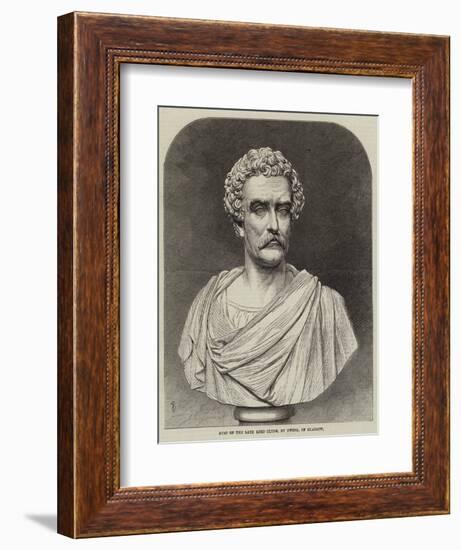 Bust of the Late Lord Clyde-null-Framed Giclee Print