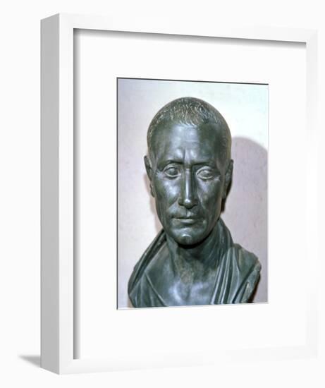 Bust of the late Republican politican Julius Caesar, 1st century BC. Artist: Unknown-Unknown-Framed Giclee Print