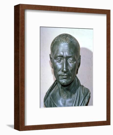 Bust of the late Republican politican Julius Caesar, 1st century BC. Artist: Unknown-Unknown-Framed Giclee Print