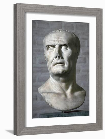 Bust of the Roman dictator Sulla, 1st century. Artist: Unknown-Unknown-Framed Giclee Print