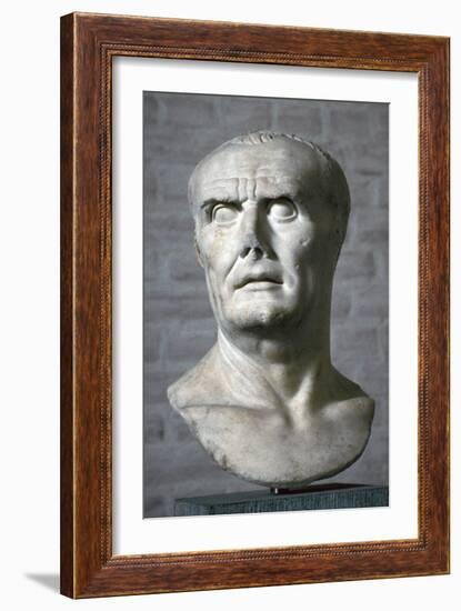 Bust of the Roman dictator Sulla, 1st century. Artist: Unknown-Unknown-Framed Giclee Print