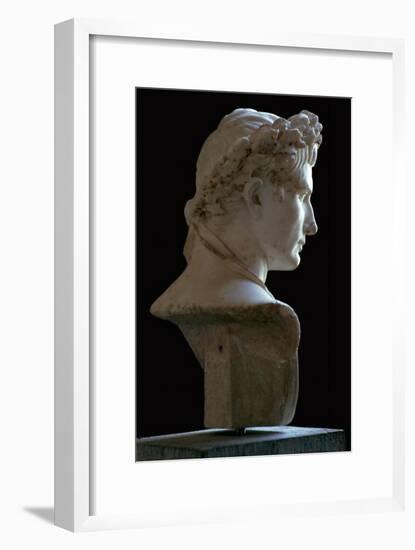 Bust of the Roman emperor Augustus, 1st century. Artist: Unknown-Unknown-Framed Giclee Print