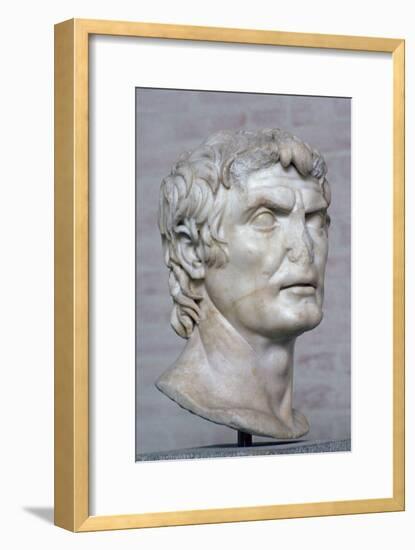 Bust of the Roman republican general Marius, 2nd century. Artist: Unknown-Unknown-Framed Giclee Print