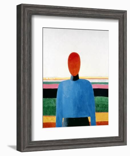 Bust of Woman-Kasimir Malevich-Framed Giclee Print