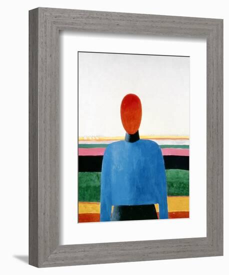 Bust of Woman-Kasimir Malevich-Framed Giclee Print