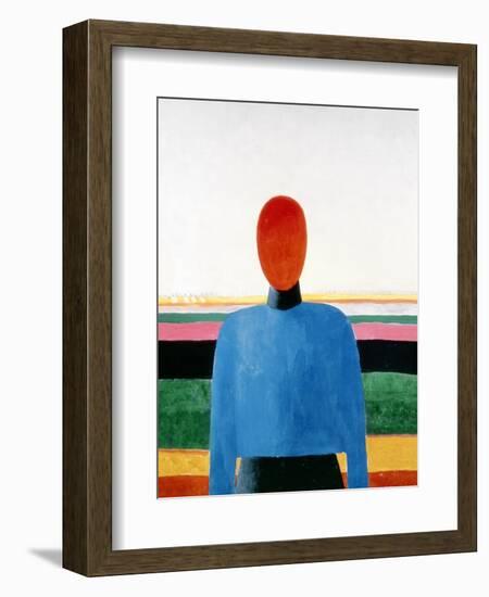 Bust of Woman-Kasimir Malevich-Framed Giclee Print